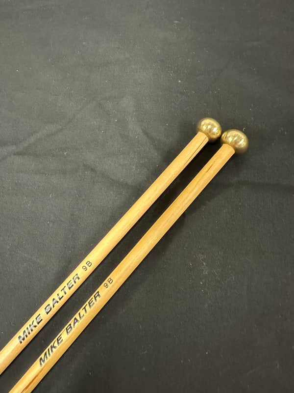 Mike Balter 9B, 5/8-Inch Brass Bell Mallets, Birch Handle - NEW #2 image 1