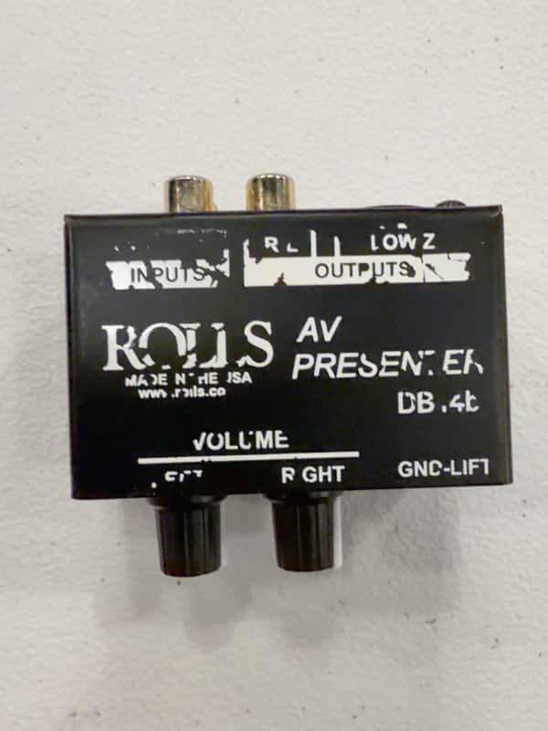 Rolls DB14b AV Presenter Stereo Direct Box image 1