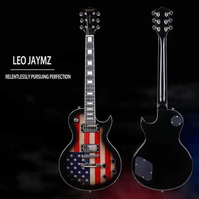 Full Size Single Cut Electric Guitar -Mahogany body，Mahogany neck on C+U shape,price include the import duty for US buyer image 2