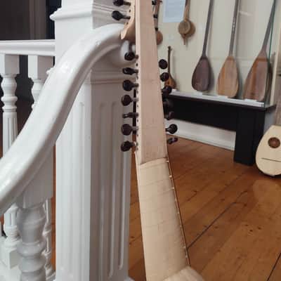 Handmade 14 Course Renaissance Lute Baroque Archlute - Mahogany and Rosewood Material image 6