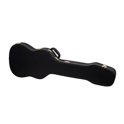 Crossrock Wood Case fits right-hand Precision Bass Style Guitars-Black image 6