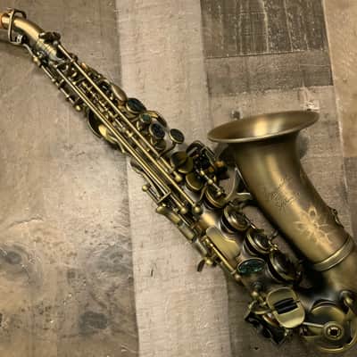 P. Mauriat System-76 Curved Soprano Saxophone SYSTEM-76SCDK - Dark Vintage Lacquer image 3