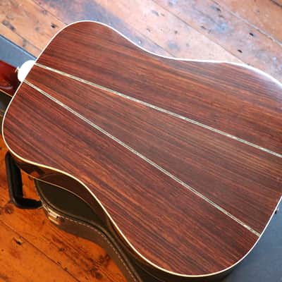Rare Vintage Kiso Suzuki Dreadnought D55 Replica c.1972 + Pro Setup +Japan! (after the Guild style) image 13