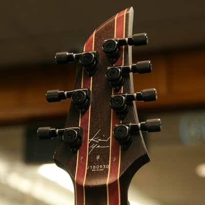 Schecter Custom Shop Prototype Keith Merrow KM-7 MK-III Pro 7-String MIJ - Trans Black Burst image 8