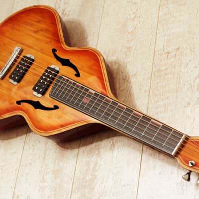 San Lorenzo Guitars Weiss 2017 - Carbon fiber body - Carbon/bamboo top - Lap steel image 2
