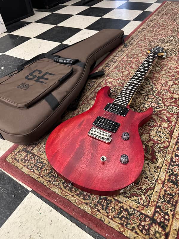 PRS SE CE 24 Standard Satin 2024 - Present - Vintage Cherry image 1