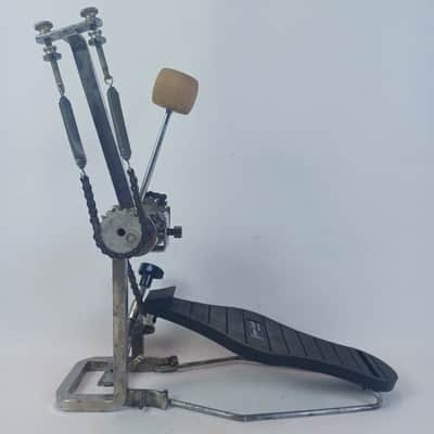 *Jacques Capelle Excalibur Bass Drum Pedal Carbon Fiber Solid Footboard Twin 70s image 5