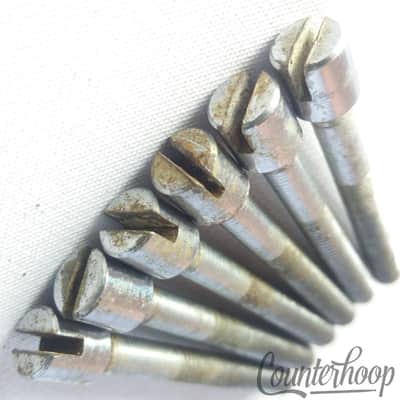 Trixon 6x 1 5/8"Slotted Tension T-Rods Snare/Floor Tom Drum Vintage 60s Germany image 2