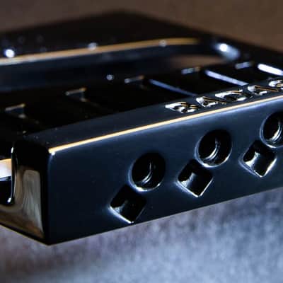 Leo Quan Badass T1 Telecaster Bridge – High-Mass Vintage-Style Upgrade for Increased Sustain – Model T1 - Black image 3