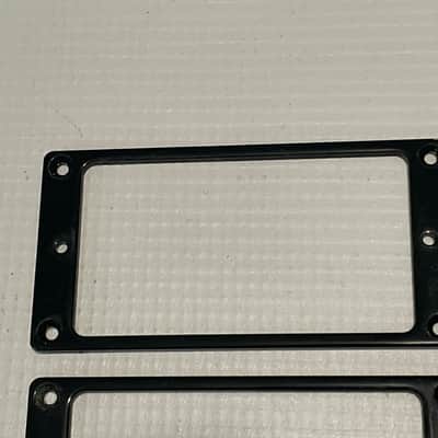 2000's Korean Ibanez S520EX S Series Guitar Black Humbucker Pickup Mounting Ring Set image 4