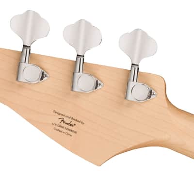 Squier Sonic Bronco Bass - Tahitian Coral image 7