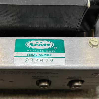 HH Scott Type 222C Tube Pre & poweramp 1963 image 6