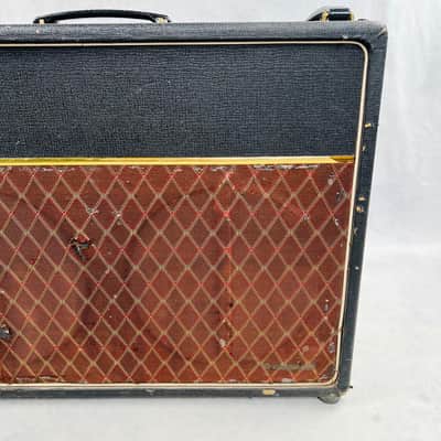 Vox AC15 Twin Bass 2x12" Combo Amplifier 1964 - Black image 4