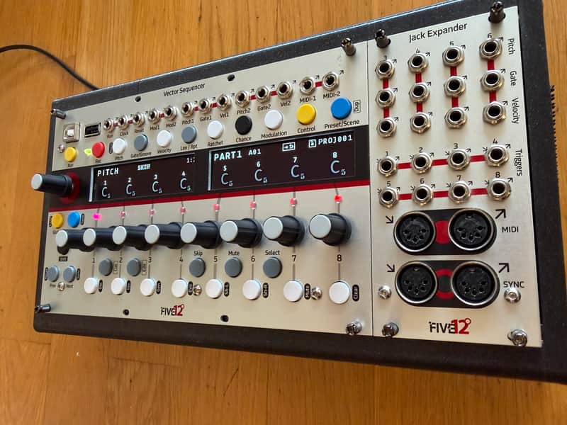 Five12 Vector Sequencer MkI +Expander MkI+Case+PSU image 1