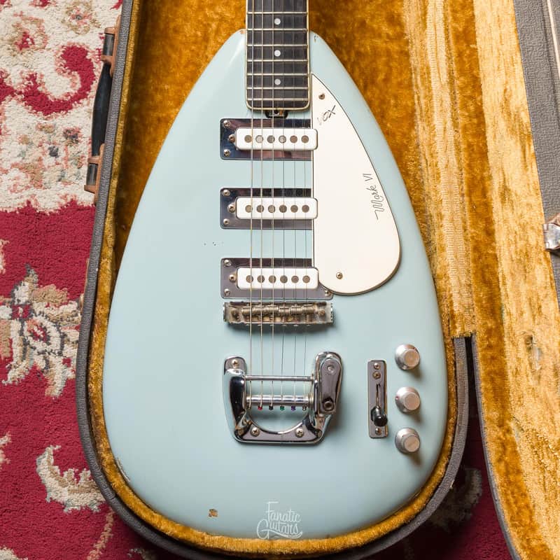 Vox Mark VI Teardrop 60s - Blue #245857 Second Hand image 1