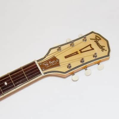 Fender Ron Emory Loyalty Parlor Acoustic Guitar Ash Butterscotch image 3