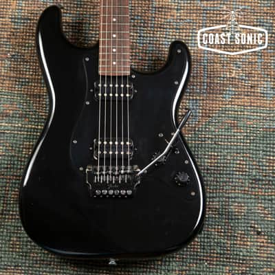 1985 Fender Boxer Series Stratocaster ST-555 All Black Made in Japan image 1