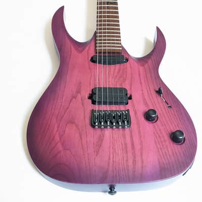 Solar Guitars AB 1.6HTPB 2022 - Trans Purple image 13