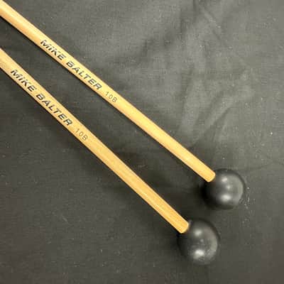 Mike Balter 10B Xtra Hard Mallets, 1" Phenolic on Birch Handles - NEW #2 image 1