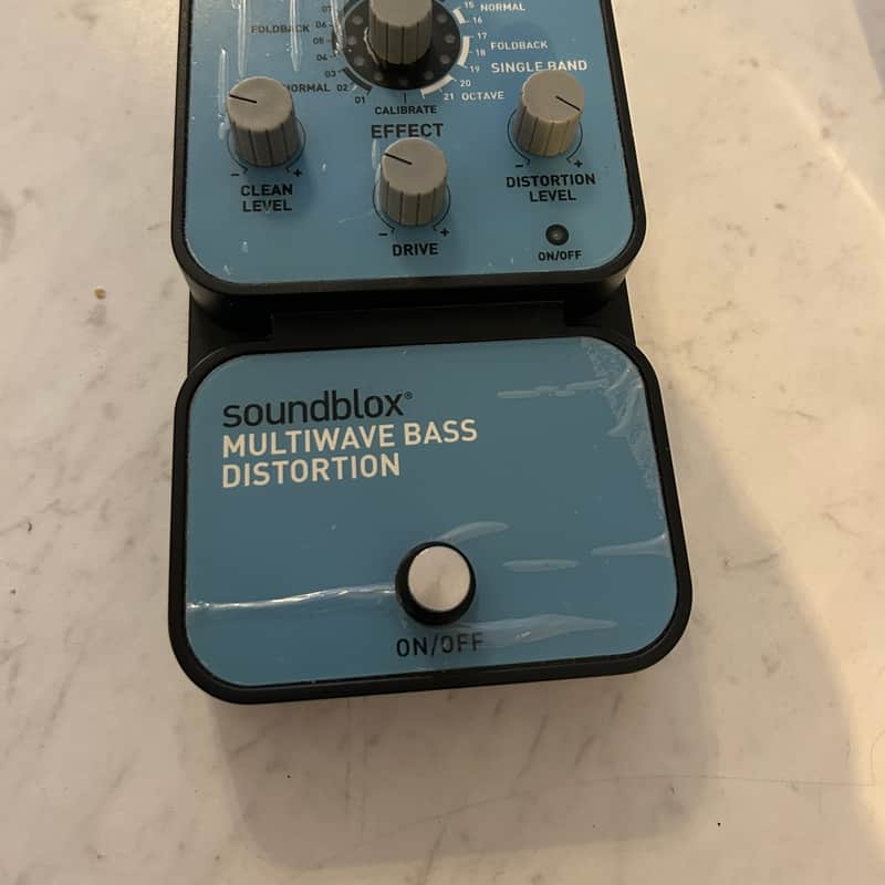 2010s Source Audio Soundblox Pro Multiwave Bass Distortion Blue