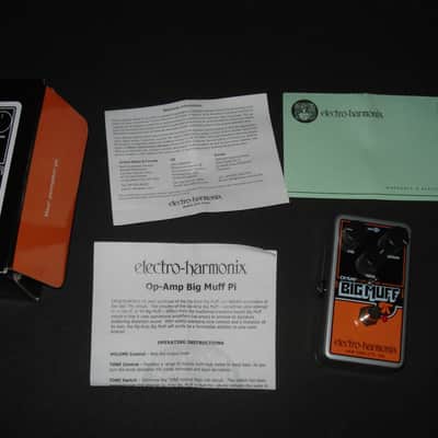 Electro-Harmonix Op Amp Big Muff Pi Reissue 2017 - Present - Black/Orange image 2