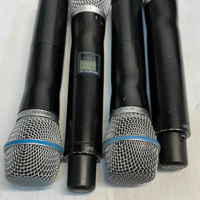 SHURE UR4D G1 470-530MHZ DUAL WIRELESS RECEIVER PACKAGE #PG (ONE) THS image 9