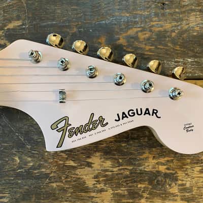 Fender Japan Limited Edition Traditional 60's Jaguar FSR Shell Pink w/ MH Unplayed w/ Softcase & Docs MIJ image 15