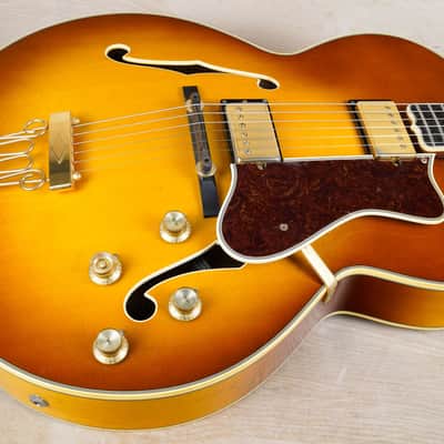 Epiphone Emperor-J (Japanese Domestic) MIJ 1993 Sunburst Tereda Japan w/ Hard Case image 7