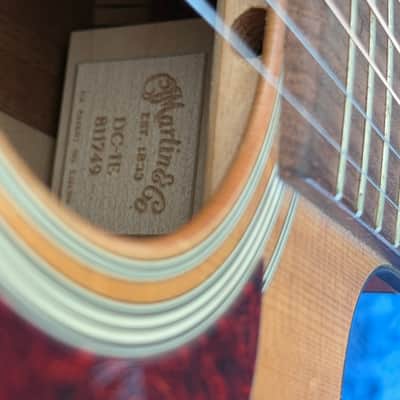 2000 Martin DC-1E Acoustic Guitar - Natural image 22