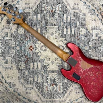 Dhatarattha DEB5 Jazz Bass 5 string - PAISLEY RELIC image 5