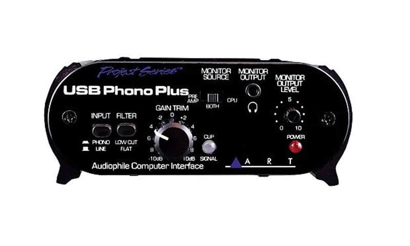 ART USB Phono Plus Phono Preamp and Audio Interface PhonoPlus USBPhonoPlus PS + image 1