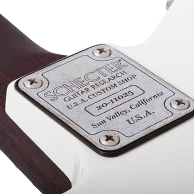 Schecter Nick Johnston USA Custom Shop PT S/H Atomic Snow Aged Nitro *Authorized Dealer image 6