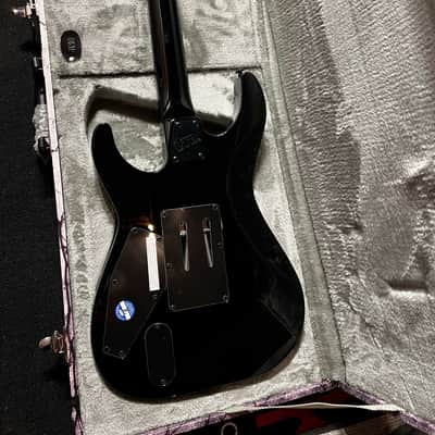 Mint ESP LTD Kirk Hammett Signature KH-WZ White Zombie Electric Guitar - Black with Graphic image 4