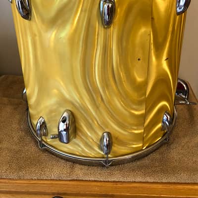Slingerland Yellow Satin Flame 12/13/16/20 imagen 13