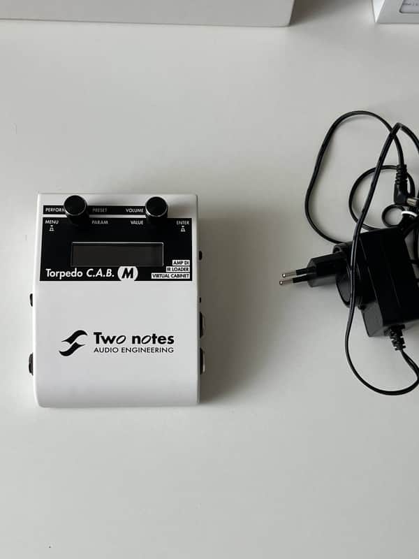 Immagine Two Notes Torpedo C.A.B. M Speaker Simulator / Amp DI 2019 - White - 1