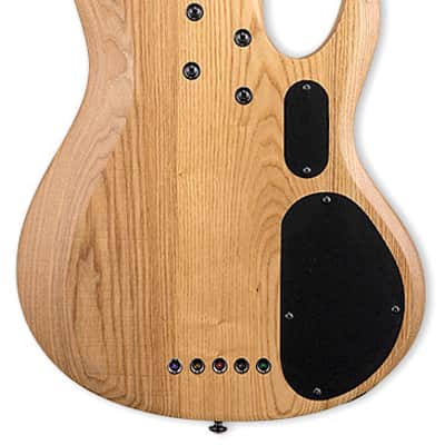 ESP LTD B-205SM LH 5-String Spalted Maple Left-Handed Bass – Natural Satin image 3