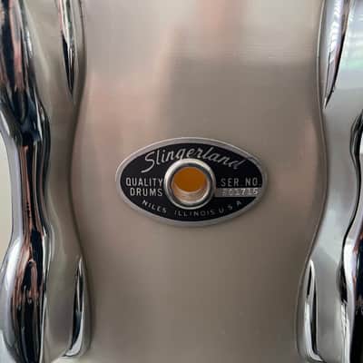 Slingerland Magnum 1983 - Silver Mist 8X14 Snare Drum 12 Lug Near Mint Condition! image 4