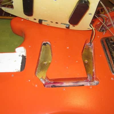 1965 Fender Mustang Salmon Pink w/ Original Hardshell Case image 12