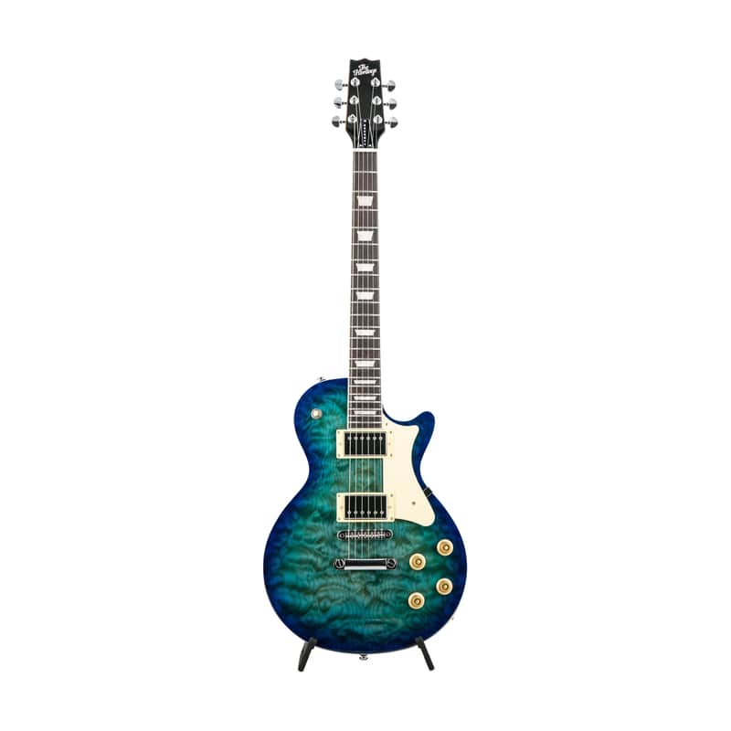 Heritage Ascent+ Collection H-150 Electric Guitar, Lake Blue Burst image 1