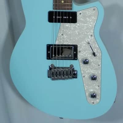 Reverend Double Agent W Chronic Blue with case image 1