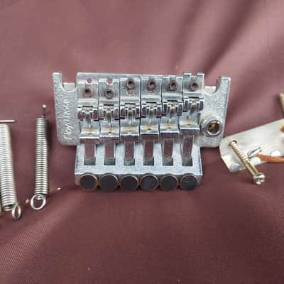 Floyd Rose II Non Locking Tremolo Kit 1980's from Kramer Striker Schaller (Claw, Springs, Screws) image 1