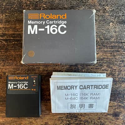 Roland M-16C Memory Cartridge in Box for 707 909 JX8P MKS 20 image 2