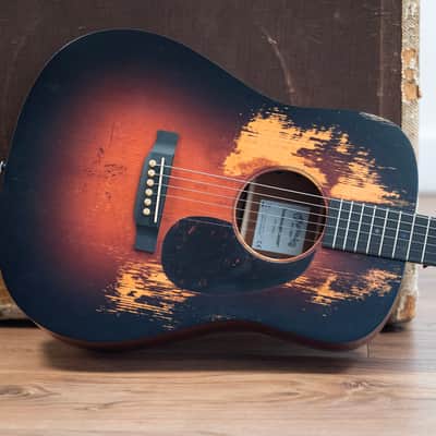 Martin Dreadnought Junior Street Legend - in Aged Vintage Sunburst image 2