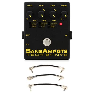 Tech 21 SansAmp GT2 Tube Amp Emulation Pedal | Reverb