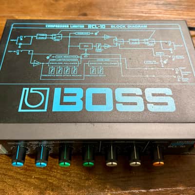 Boss RCL-10 Micro Rack Series Compressor Limiter 1985 - 1990 - Black image 2