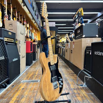 Peavey USA T-60 Solid Body Electric Guitar 1980 Natural Ash image 5