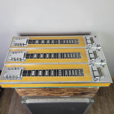 1957 Rickenbacker 518 8/8/8 Triple Neck Console Steel Guitar - Natural With OHSC image 2