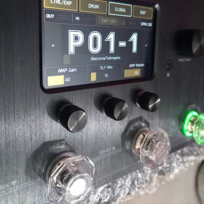Hotone Ampero MP-100 Hotone Ampero MP-100 Guitar Bass Amp Modeling IR Cabinets Simulation Multi Language Multi-Effects image 3