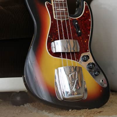 1966 Fender Jazz Bass - Sunburst image 6