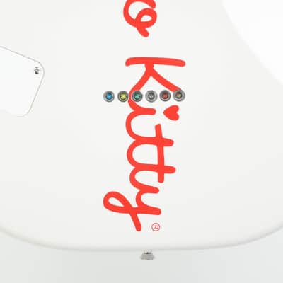 Squier Hello Kitty Stratocaster White image 5